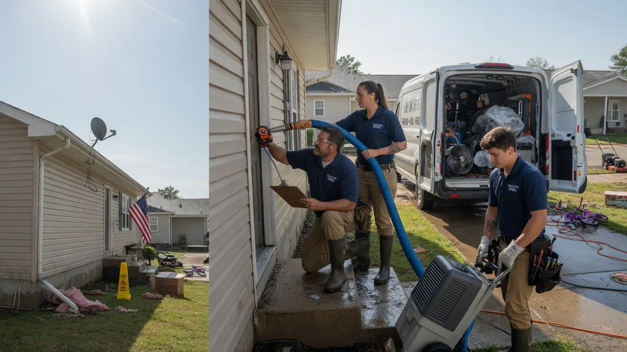 Ceiling Water Damage Restoration in Metcalf, IL near me